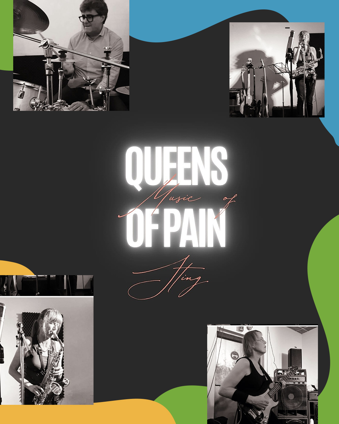 Queens of Pain: Jazz-Pop-Trio live am Sonntag, 14.09. beim Frankfurt Coffee Festival