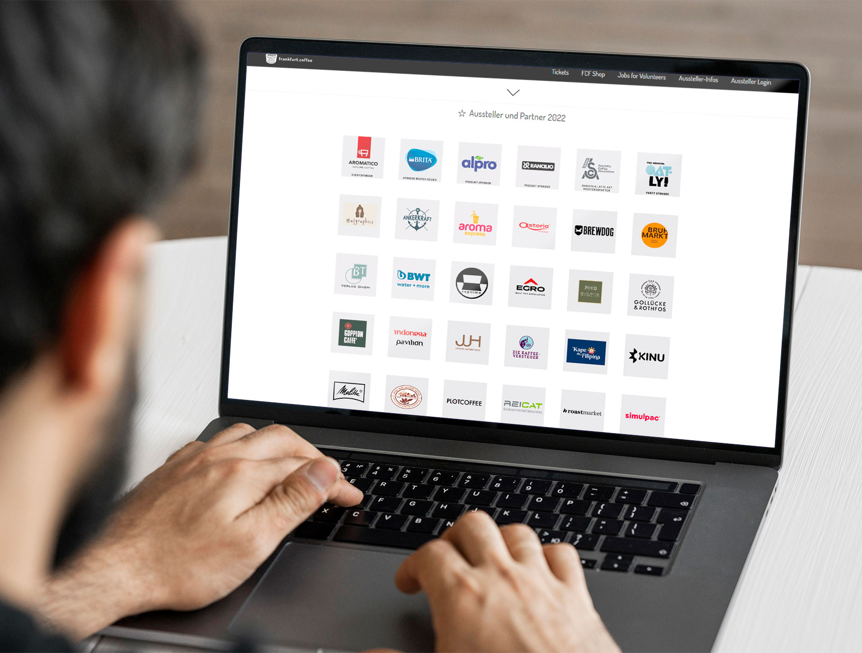 Website und Partner-Präsentation