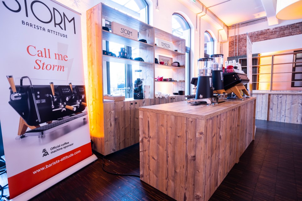 Stand-Impression: Storm Barista Attitude Messestand